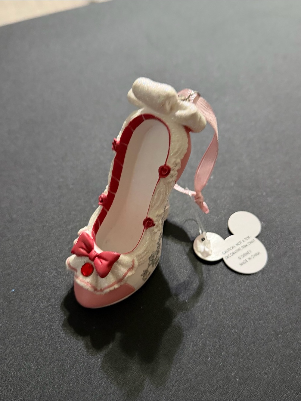 Disney Parks Mary Poppins High Heel Shoe Ornament W/ Tags